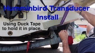 HumminBird Helix 9 G3N amp G4N Transducer Install [upl. by Euqinim956]