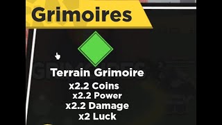 Grimoires Tier List In Anime Evolution Simulator [upl. by Ybbil]