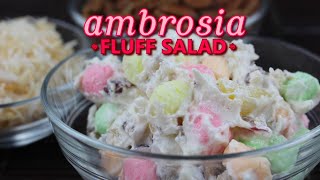 Ambrosia  Fluff Salad  24 Hour Salad [upl. by Trebo]