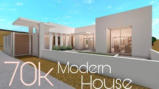 BLOXBURG 70K MODERN HOUSE  NOGAMEPASS [upl. by Eimmit754]