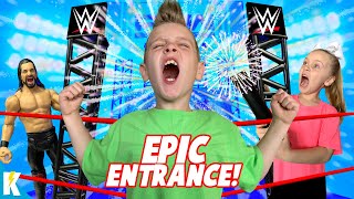 KidCity Makes an Epic WWE Entrance WWE Wrekkin Entrance Stage [upl. by Farika]