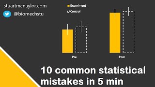 Ten Statistical Mistakes in 5 Min [upl. by Siraval]