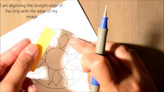 How to make Mosaic with Paper [upl. by Dolhenty]