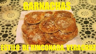 Muy Fácil De Hacer Esta Receta Garnachas Estilo Rinconada Veracruz Bienvenidos A Cocinando con Elí [upl. by Almallah]