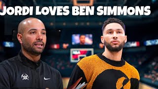 Jordi Fernandezs Vision Ben Simmons Elevating the Nets Game [upl. by Walli]