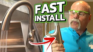 How to INSTALL a Top Pfit Faucet FAST  DIY Plumbing  Pfister Faucets [upl. by Mckeon]