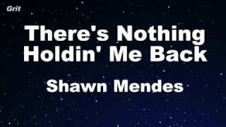 Theres Nothing Holdin Me Back  Shawn Mendes Karaoke 【With Guide Melody】 Instrumental [upl. by Harol]