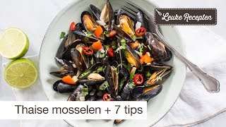 Thaise mosselen  7 tips [upl. by Taddeusz841]