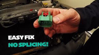 How to Fix a Broken Headlight Plug [upl. by Inirt]