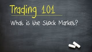 Trading 101 What is the Stock Market [upl. by Drofwarc]