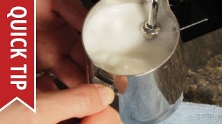 How to AutoFroth Milk for Lattes [upl. by Nevram]