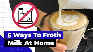 How To Froth Milk At Home Best Milk Frothers Review [upl. by Ahsoyek]