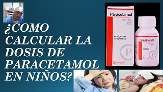 Cómo calcular la dosis de paracetamol en niños  DR APARI [upl. by Verge]