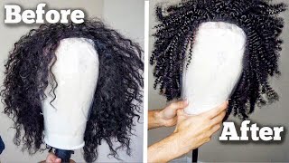 How to Restore a Synthetic Curly Wig [upl. by Roberta91]