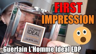 Guerlain Lhomme Ideal EDP  FIRST IMPRESSION [upl. by Randell]