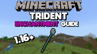 116 Trident Enchantment Guide Best Trident in Minecraft [upl. by Malet]