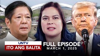 UNTV Ito Ang Balita Weekend Edition  March 1 2025 [upl. by Ebeohp]