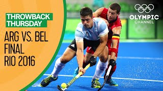 Argentina vs Belgium  Mens Hockey Gold Medal Match  Rio 2016 Replays  Throwback Thursday [upl. by Remat]