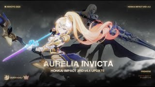 ★v44 Aurelia Invicta Trailer★  Honkai Impact 3rd [upl. by Lukey]