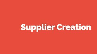 How to Create a Supplier in Oracle EBusiness Suite R122X [upl. by Goltz]