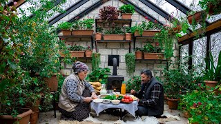 TRADITIONAL AZERBAIJANI BREAKFAST  Tandoori Bread and Eggs [upl. by Ramirolg]