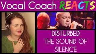 Vocal Coach reacts to Disturbed singing The Sound Of Silence David Draiman [upl. by Marozik916]