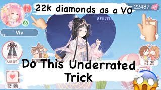 Love Nikki  V0 Guide For FREE Diamonds  THOUSANDS of FREE DIAMONDS By Doing This Underrated Trick [upl. by Francklin967]