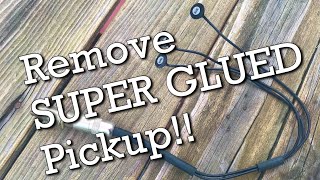 How To Remove KampK Style Pickup From Guitar [upl. by Ymmik]