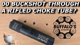 BUCKSHOT THROUGH A RIFLED CHOKE [upl. by Nerua]