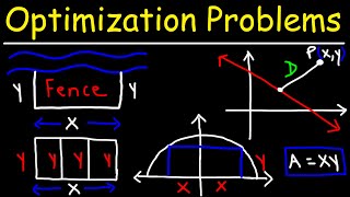 Optimization Problems  Calculus [upl. by Malony]