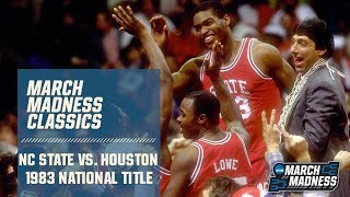 NC State vs Houston 1983 National Championship  FULL GAME [upl. by Schonthal]