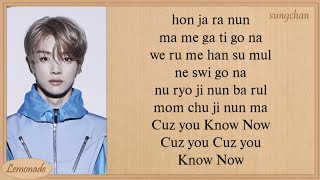 NCT U  Know Now Easy Lyrics [upl. by Ycnaffit]