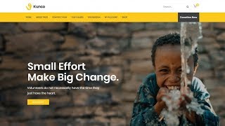 How to Make a Charity and a Fundraising Website for Organisations amp NGOs with WordPress Kunco Theme [upl. by Penn]