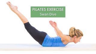 Pilates Exercise Swan Dive  Pilates Anytime [upl. by Adnalram892]