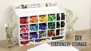 DIY Stationery Organizer  Bullet Journaling Supplies [upl. by Nnahsal]