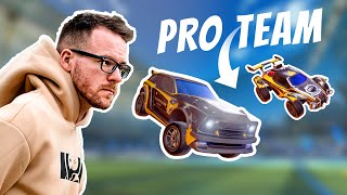 I joined a PRO Rocket League team for a day and we actually entered a tournament [upl. by Eidas]