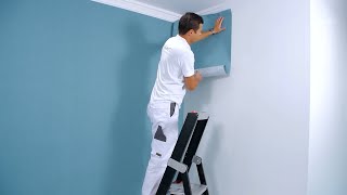 How to hang nonwoven wallpaper [upl. by Ynnig]