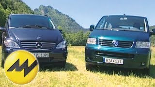 Mercedes Viano 220 CDI vs VW T5 Multivan 25 TDI Der VanVergleich [upl. by Yenwat]