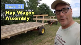 Building Hay Wagons Part II Decks etc [upl. by Akkina]