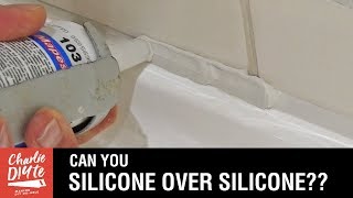 Can You Silicone Over Existing Silicone [upl. by Asiulana]