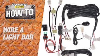 How to  Wire a LED Light Bar  Supercheap Auto [upl. by Efar]