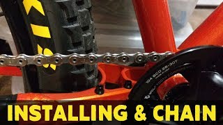 How to install a bike chain on your mountain bike [upl. by Glenine229]