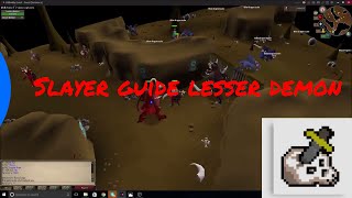 OSRS  lesser demon slayer guide [upl. by Louis]