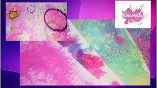 DIY Comment faire un fond avec de lencre Activité pour enfants [upl. by Mahla124]