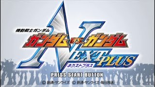 Kidou Senshi Gundam Gundam vs Gundam NEXT PLUS —  PSP  — Intro amp Gameplay [upl. by Llerad749]