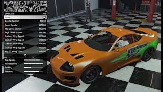 GTA 5  DLC Vehicle Customization  JESTER CLASSIC Toyota Supra and Review [upl. by Annael155]