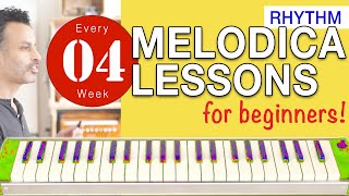 Melodica Lessons for Beginners 4 Rhythm [upl. by Ekeiram493]