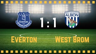 Everton 11 West Brom  20012018 [upl. by Schober]