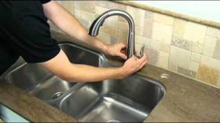 Pfister 1Handle PullDown Kitchen Faucet Installation HowTo  Elevate EXT [upl. by Eentirb101]