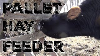 How To Build The 3 Pallet Hay Feeder [upl. by Sueaddaht876]